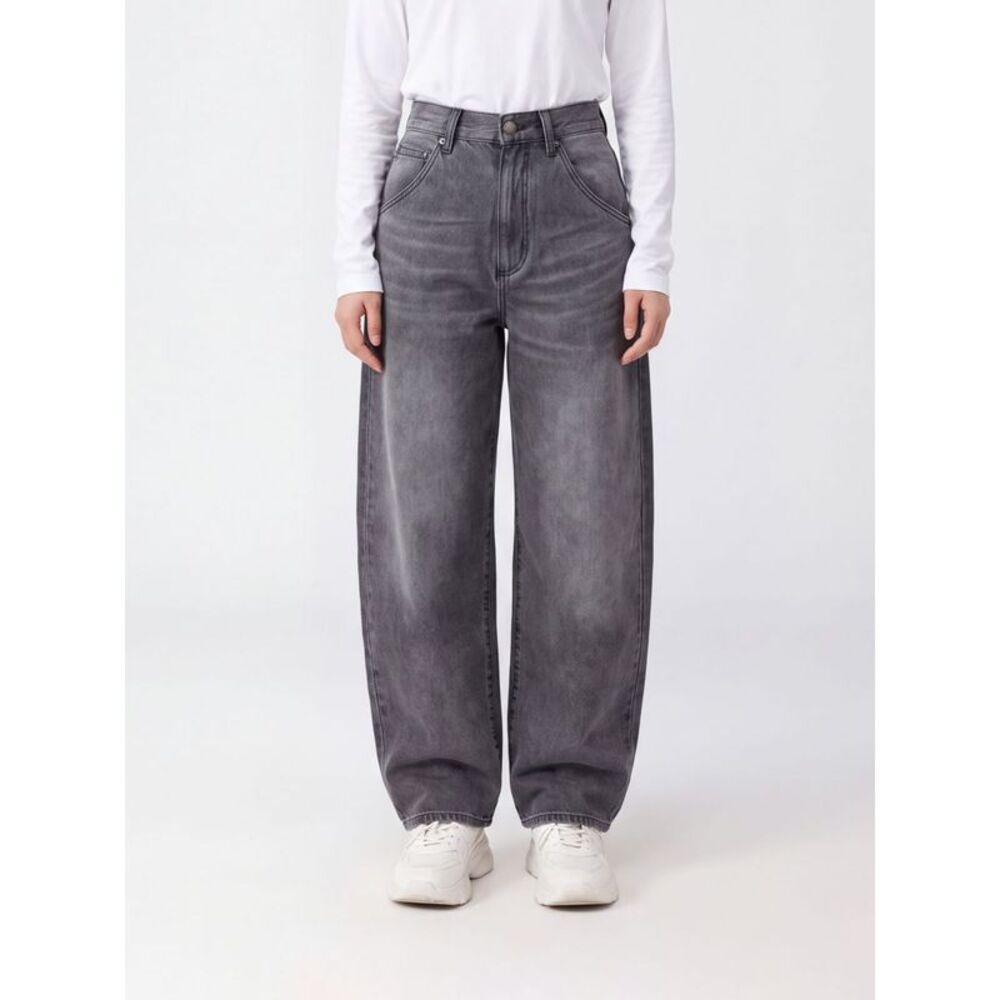 Darkpark Women Darkpark Khris High-Waisted Baggy Five-Pocket Jeans In Denim